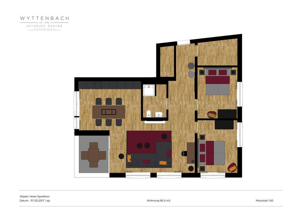 Apartment Spedition Thun Eksteriør bilde